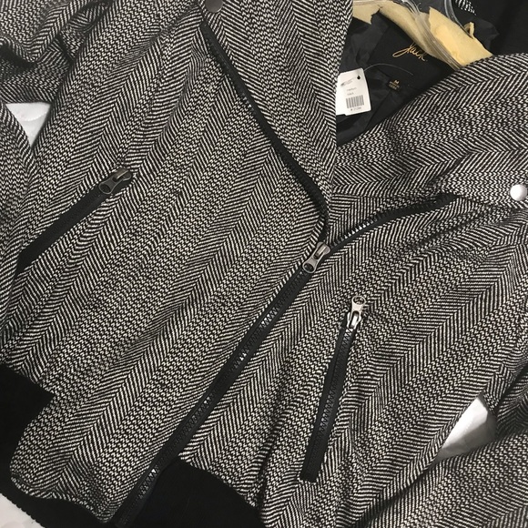 Jack by BB Dakota Pamelia Herringbone Jacket, Med - Picture 6 of 8